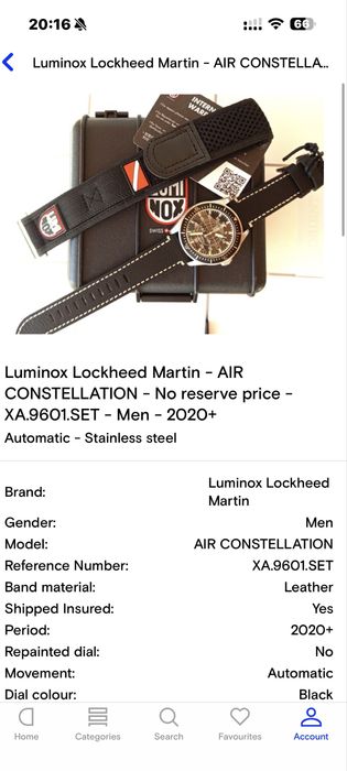 Luminox Lockheed Martin Air Constellation