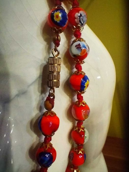 Korale ze szkła Murano