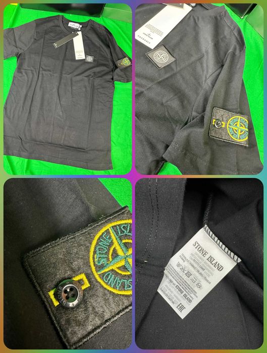Ekskluzywny T-shirt męski Nowość Stone Island Amiri Ami Paris Premium