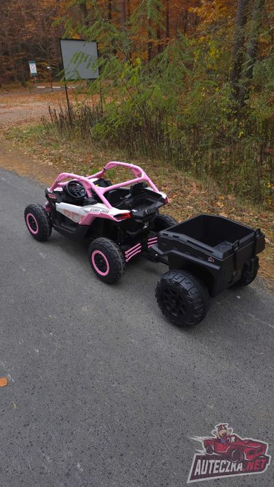 Autko CAN-AM Maverick z przyczepką dla dzieci autko samochód buggy