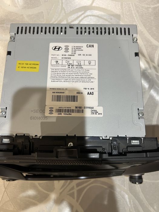 Radio navi Hyundai Tucson 96180-D30004X
