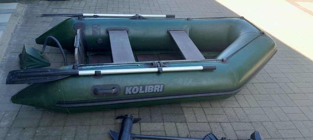 Ponton kolibri z silnikiem elektrycznym