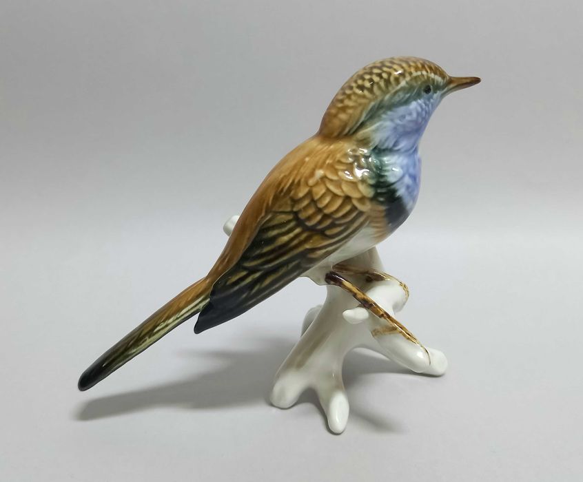 Ptak - podróżniczek, figurka Karl Ens, Volkstedt