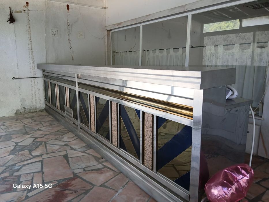 Balcão em aço inox