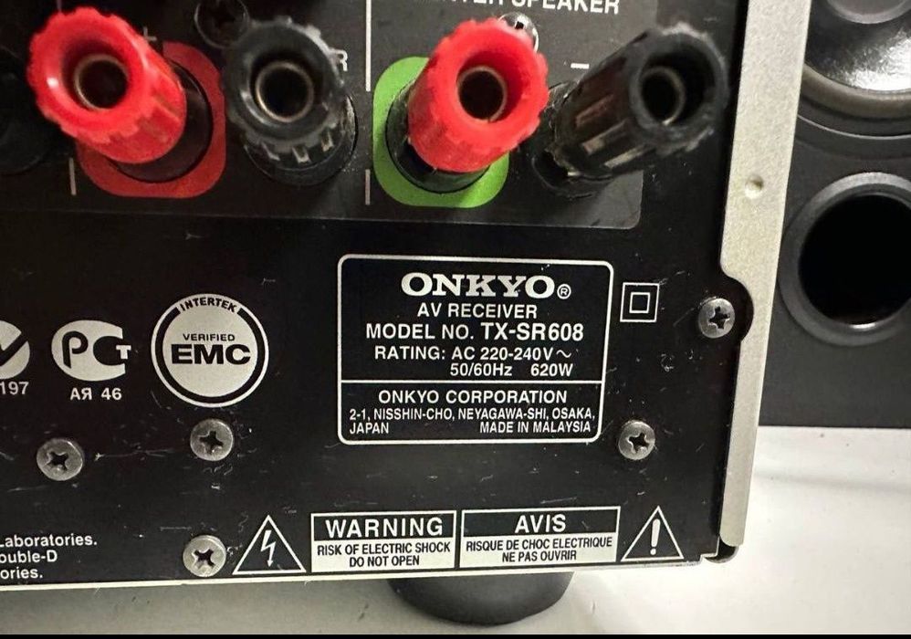 7.2 Amplituner Onkyo TX-SR608 (7 × 160 Вт / HDMI / Bi-Amping