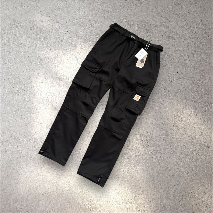 Карго штани Carhartt Cargo Fleece утеплені на флісі, Кархарт