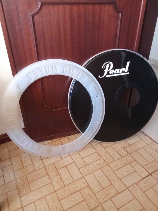 Pele de resposta Pearl 22 com anel abafador sem esponja