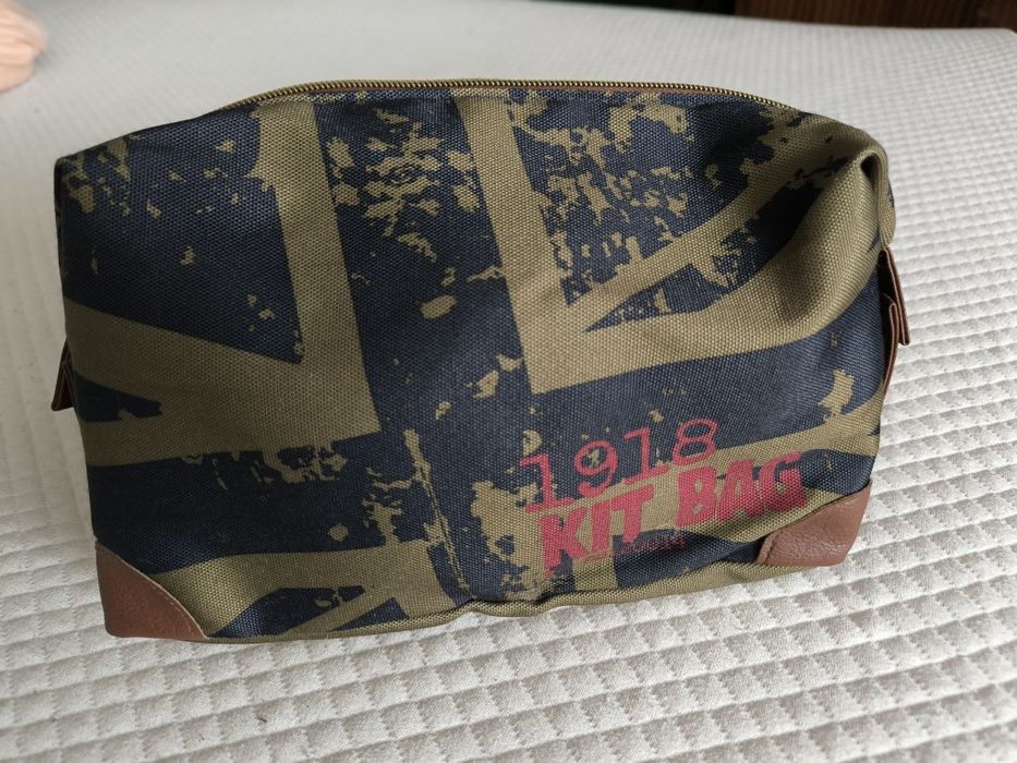 M&S kosmetyczka męska khaki union Jack flag