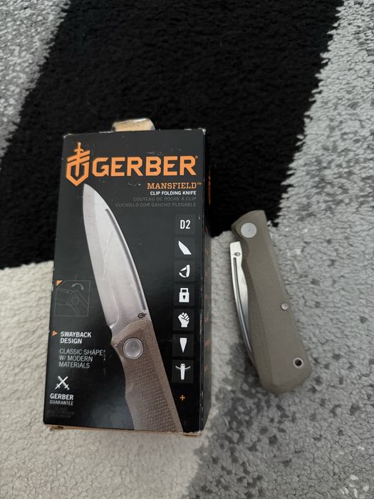 Nóż Gerber Mansfield stan wzorowy