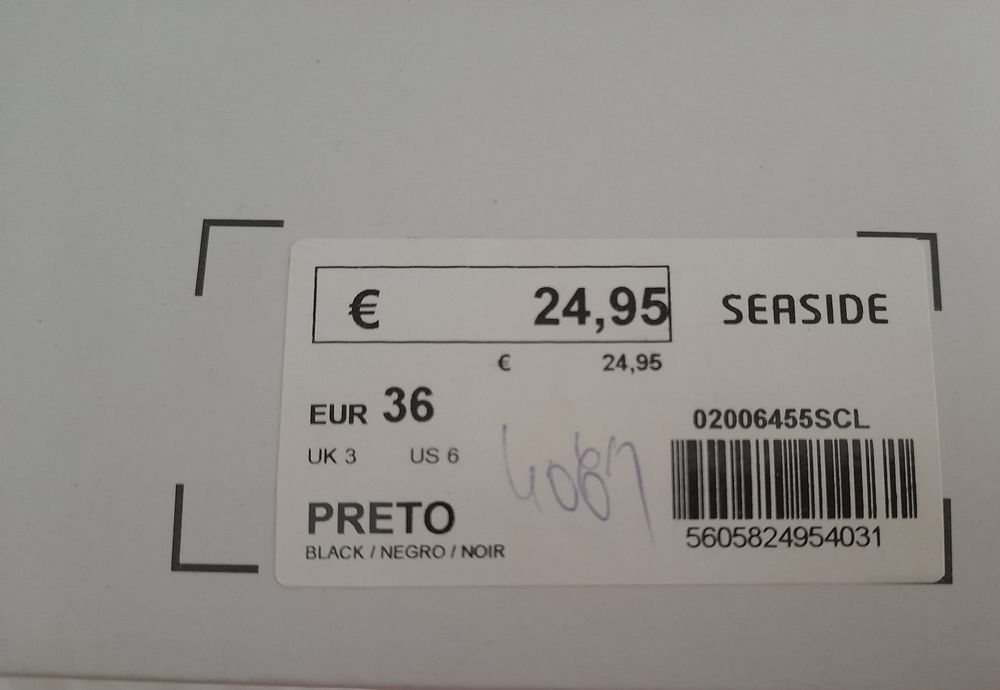 Sandálias Seaside Novas (Oferta Portes)