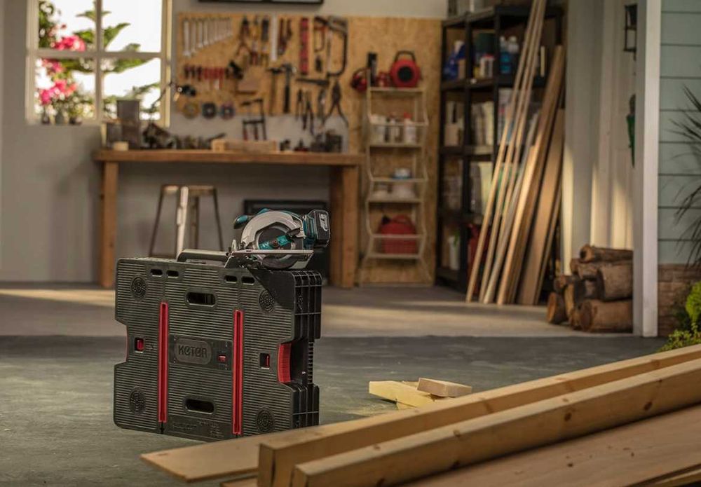 Stół Warsztatowy KETER Work Table Stół Roboczy Składany Ręczny OKAZJA