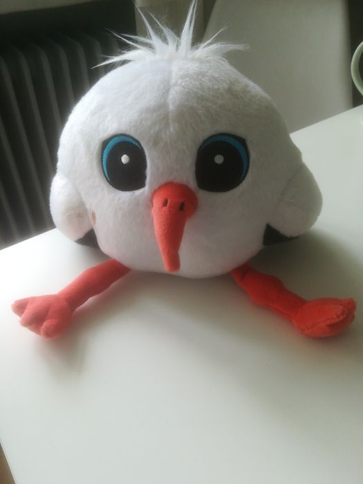 Zabawka pluszowa bocian