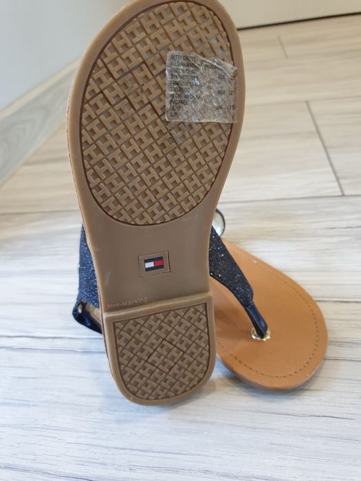Granatowe sandałki Tommy Hilfiger