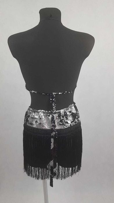 Top cekiny/chusta na biodra taniec brzucha