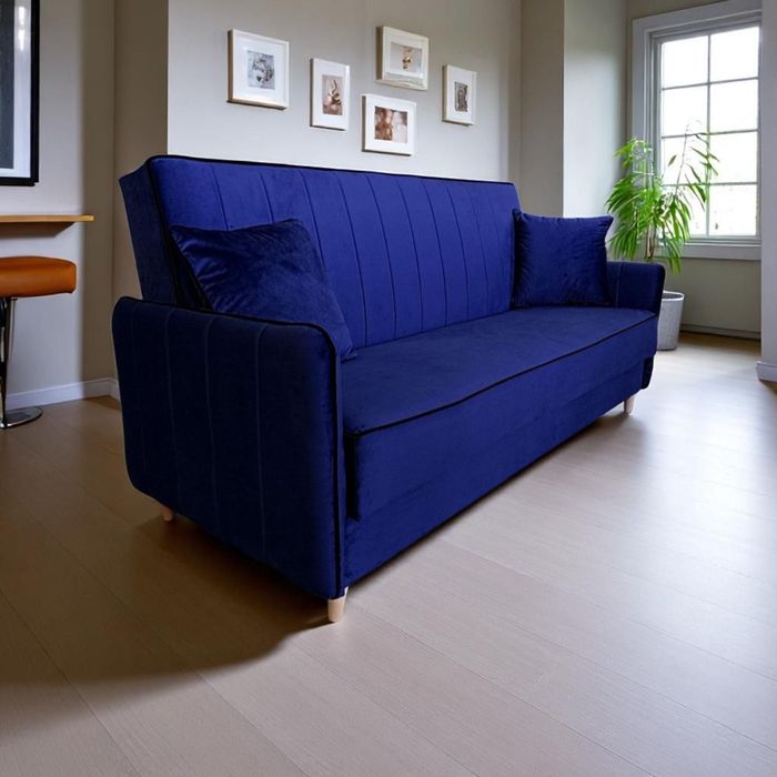 Sofa Rozkładana Kanapa z pojemnikiem do spania Łóżko