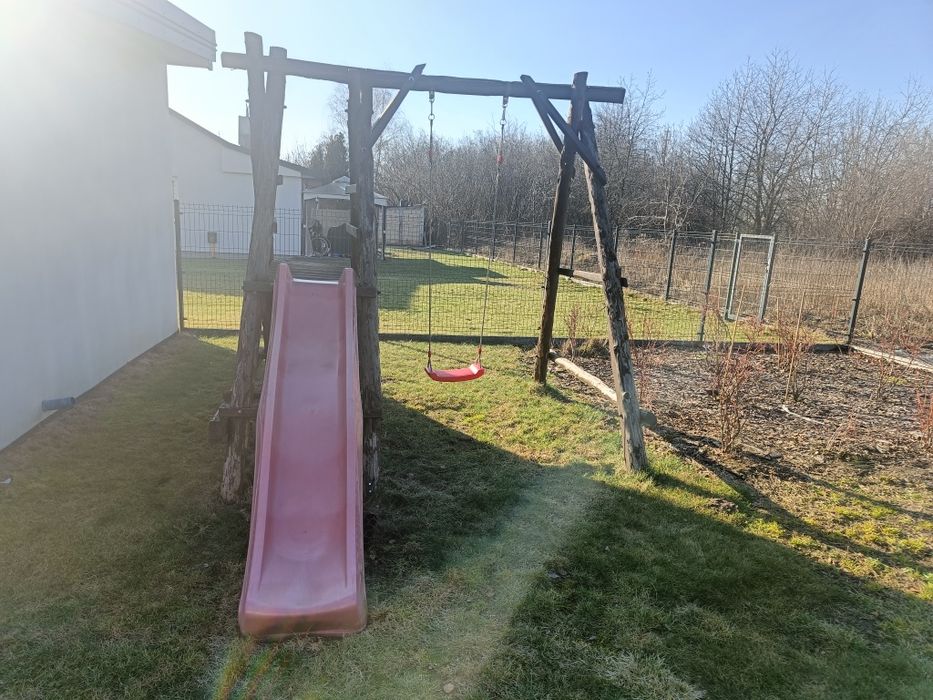 Plac zabaw drewniany