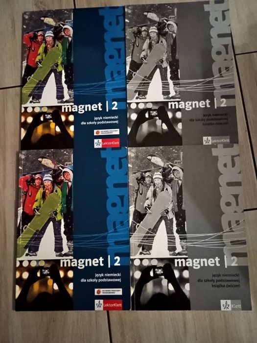 Magnet 2 książka + ćwiczenia (4 sztuki)