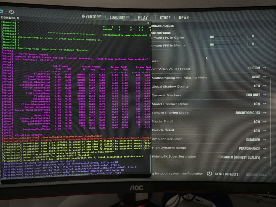 PC Gaming + Monitor AOC 165Hz - i5-12400F | RTX 3050 8GB | 16GB RAM | 500Gb SSD NVMe