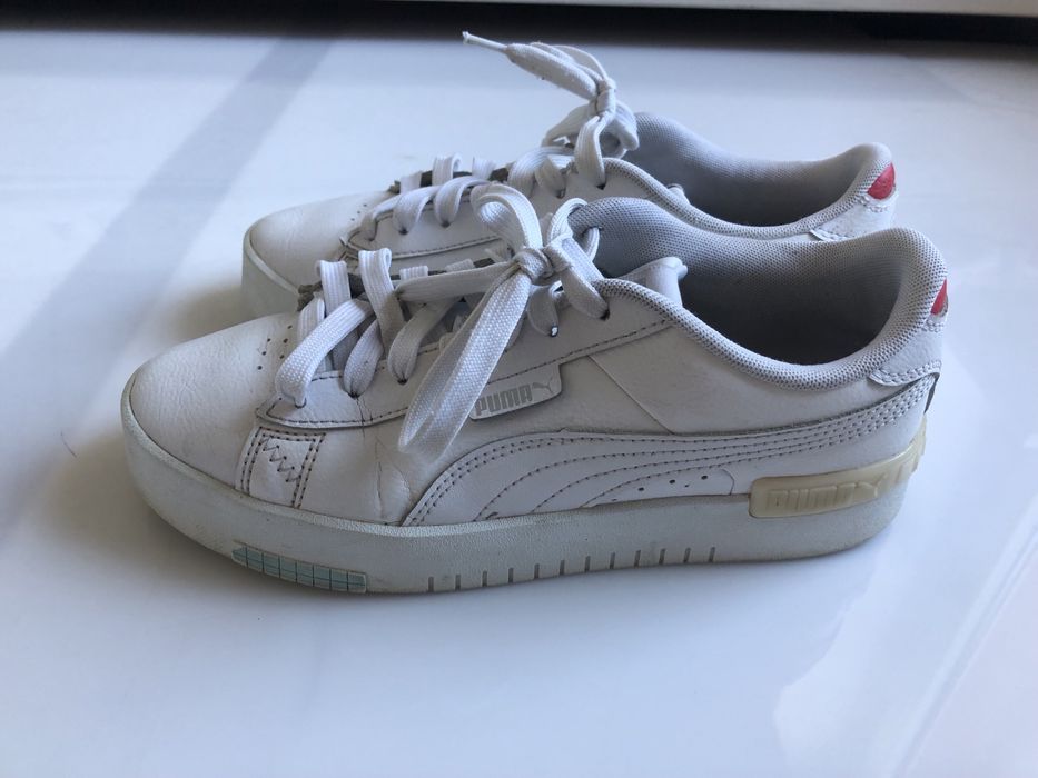 Buty Puma sneakersy biale 38 wkladka 24 trampki adidasy polbuty