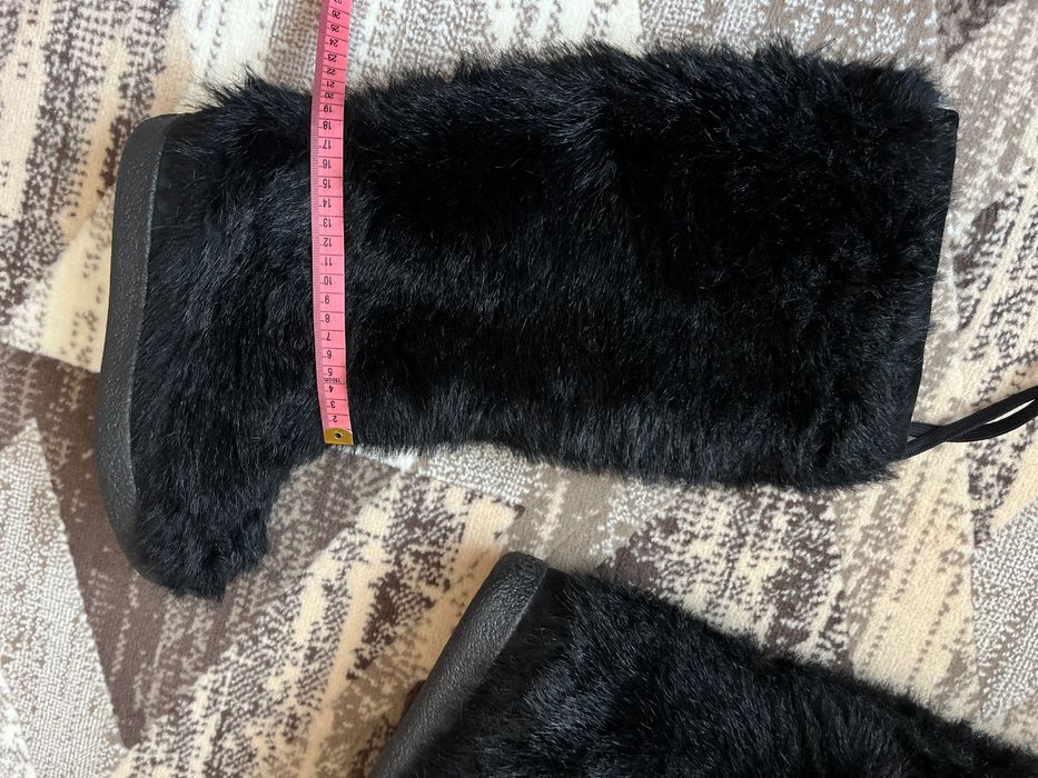 HÖGL damskie buty kozaki futrzane włochate