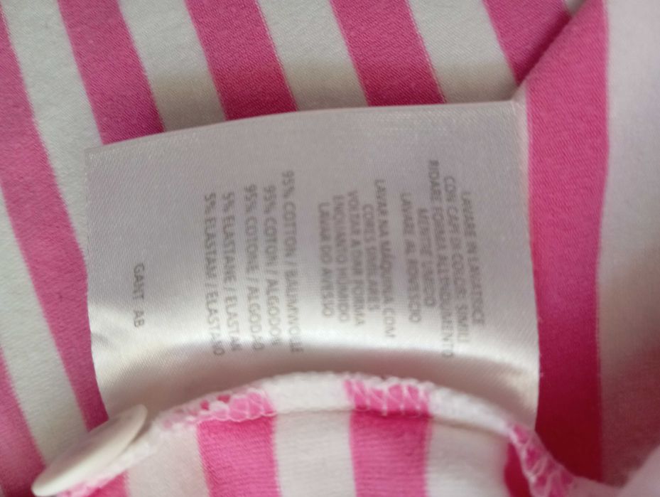 Polo rosa e branco - Gant