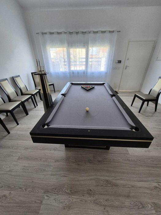 Mesa de Snooker com tampo + 12 cadeiras