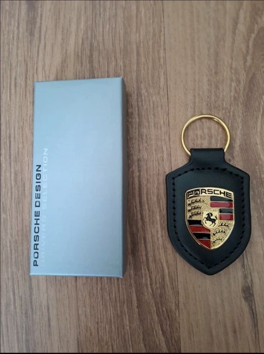 Brelok Porsche metal skóra komplet z opakowaniem