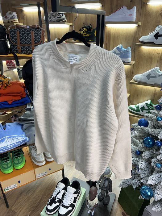 Светр MAISON MARGIELA Mm6 Beige Knit Sweater