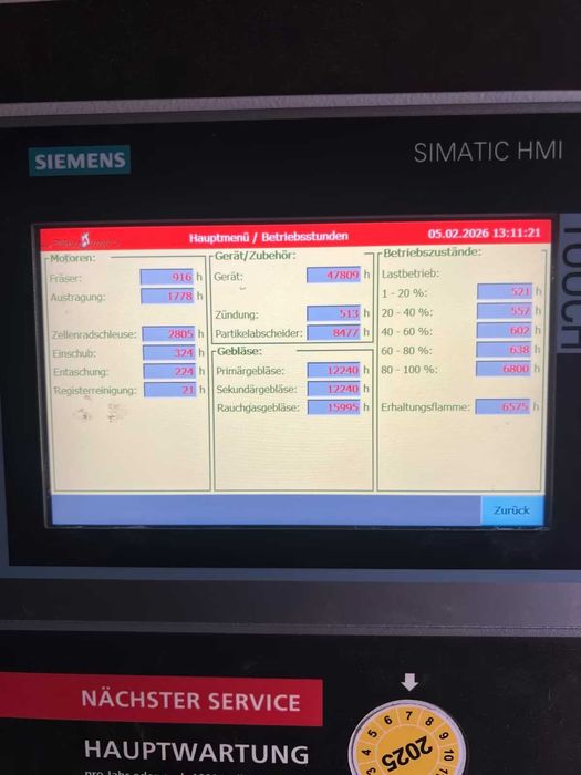 Piec na Trociny Zrębki Płytę MDF HDF Wióra inne Odpady Heizomat 300kw