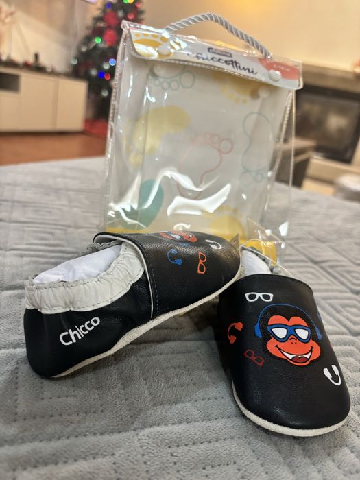 Chinelos menino pele n20 chicco