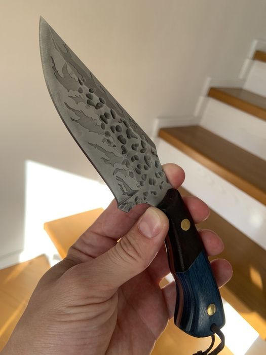 Нож кухонный Ніж кухоний Нож  Кований  нож ручной работы  ніж  фултанг