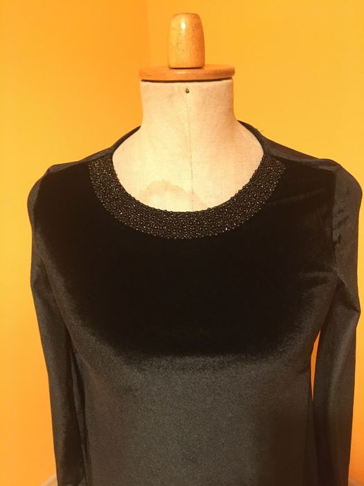 Sukienka czarna, elegancka, aksamitna Mohito rozmiar S/M