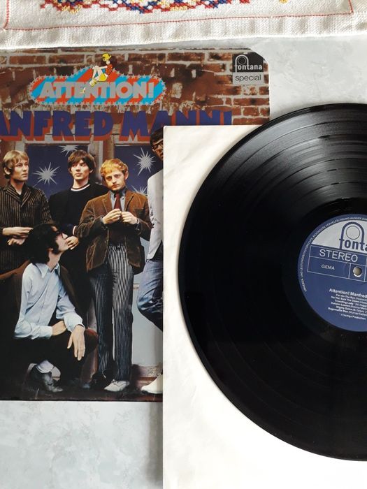 Manfred Mann Earth Band- Attention! 1972. Kolekcja prywatna.
