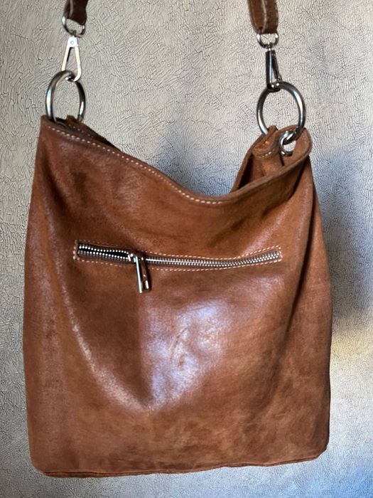 Сумка  кожаная &