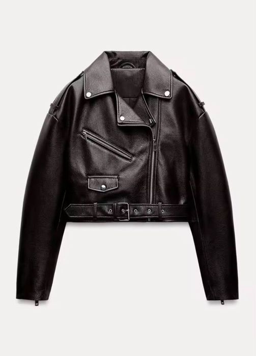 Продам трендову шоколадну косуху/шкіряну куртка