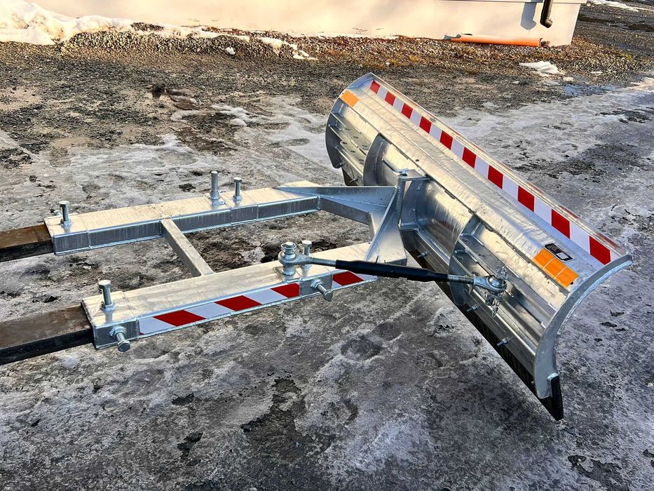 Pług do Wózka Widłowego odśnieżanie śnieg na widły ocynk POLSKA PROD