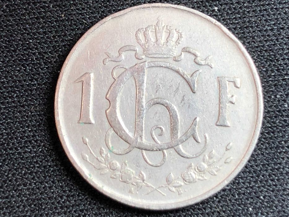 Luxemburgo 1952 - 1 Franc Cuproniquel
