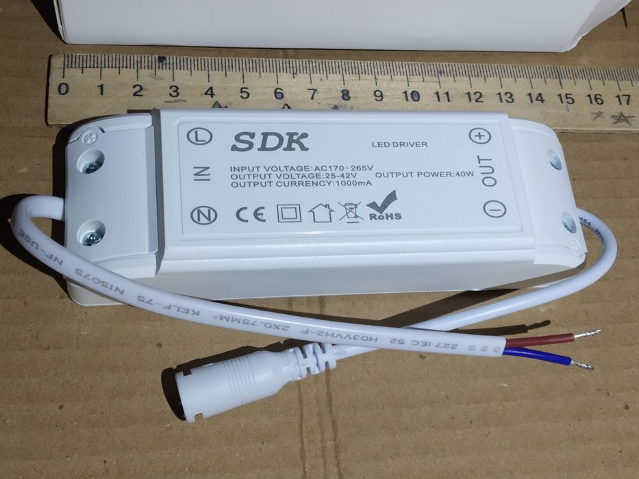 Led драйвер SDK 25-42V  1000mA  40W