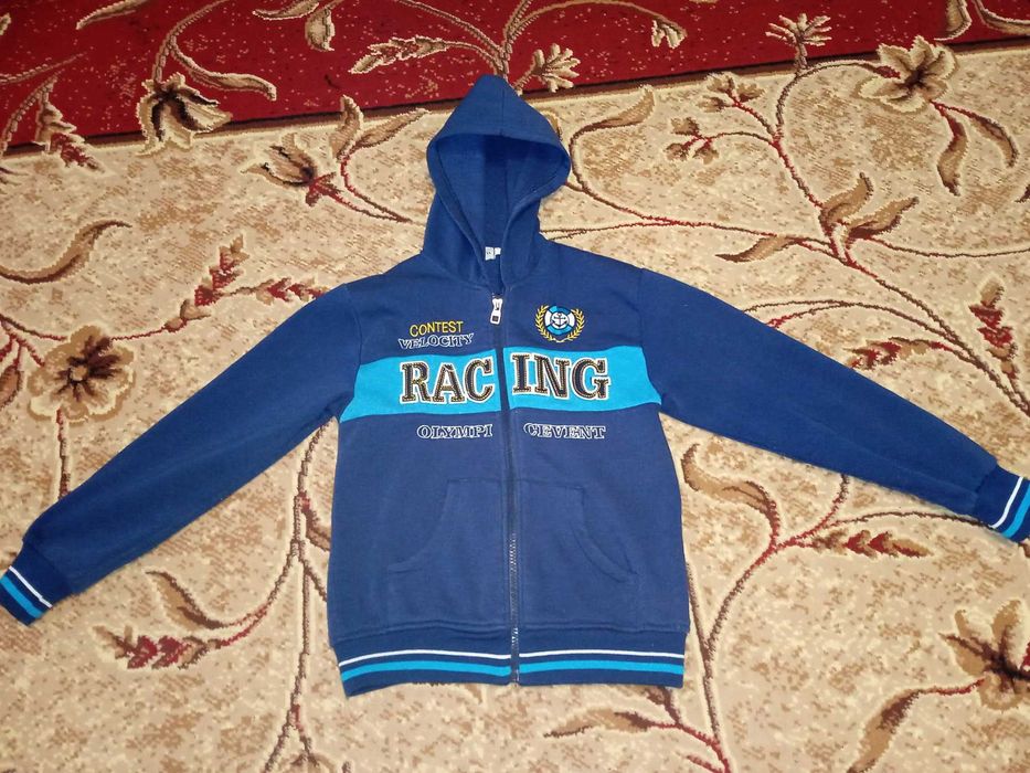 Кофта спортивная детская 134/140 худи толстовка, свитшот