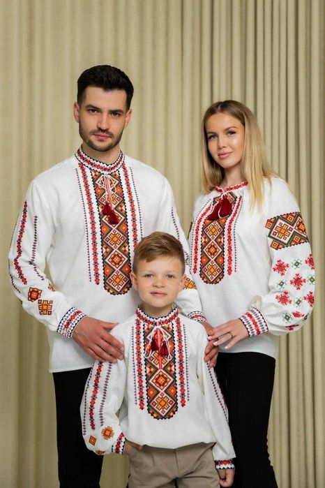 • Хіт! Парні вишиванки для всієї родини комплект вишиванок family look