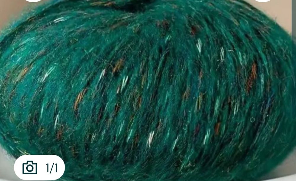 Włóczka 55% moher.