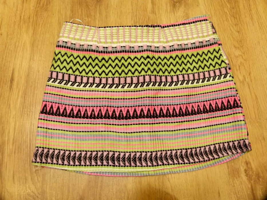 Primark spódnica kolorowa pleciona ze sznurków rozm M 38