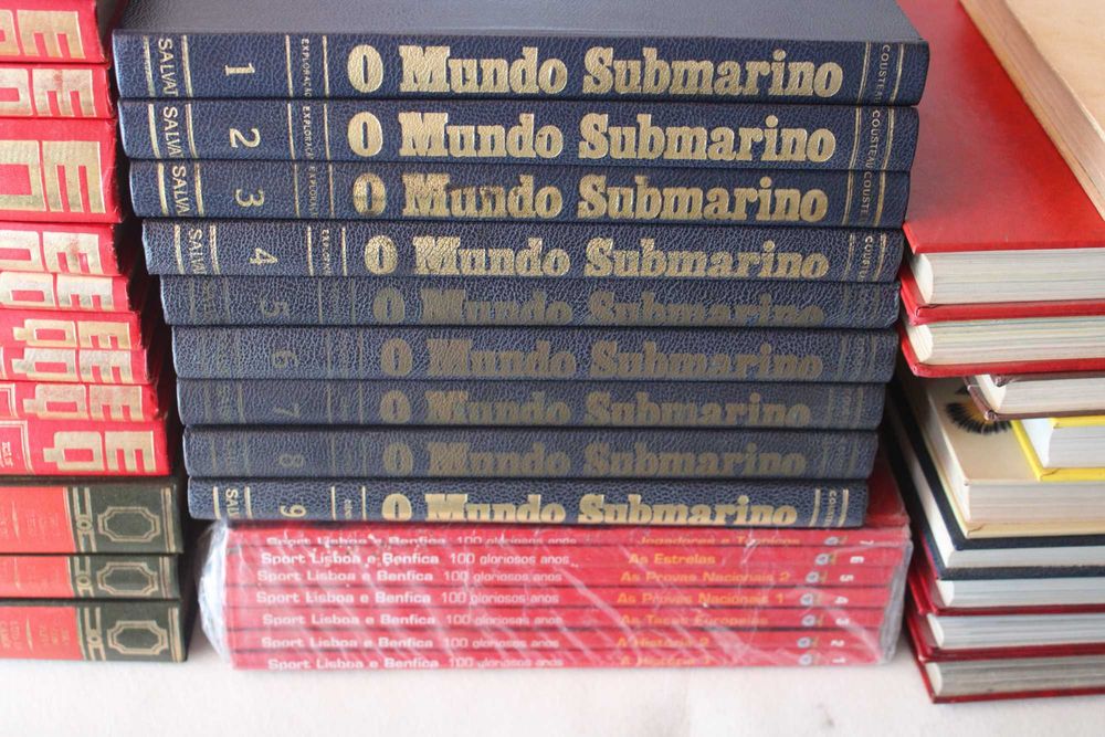 Coleção de 70 Livros Encadernados – várias coleções