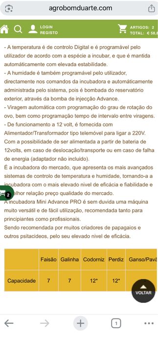 Brinsea MINI Advance Pro