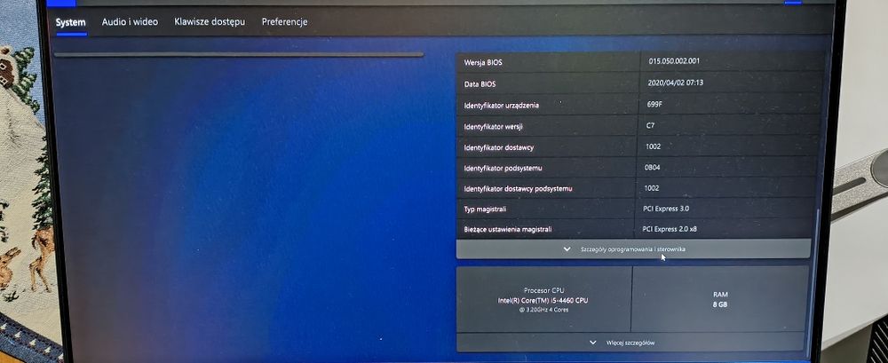 Komputer stacjonarny komplet z monitorem do gier