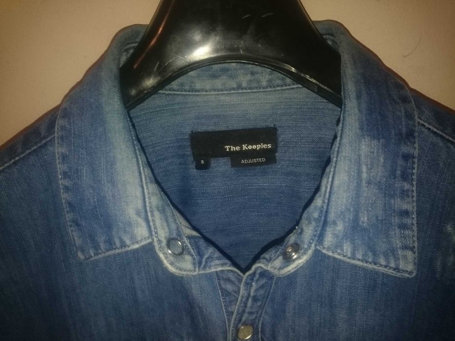 Kooples. Ультрамодная рубашка из плотного денима для подростка