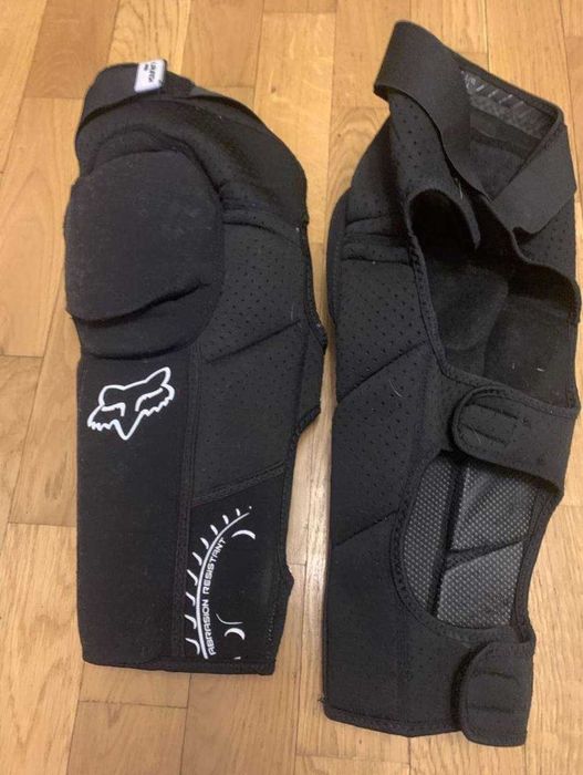 Захист коліно голень Fox Launch Pro Л, топ стан, топ D30 захист