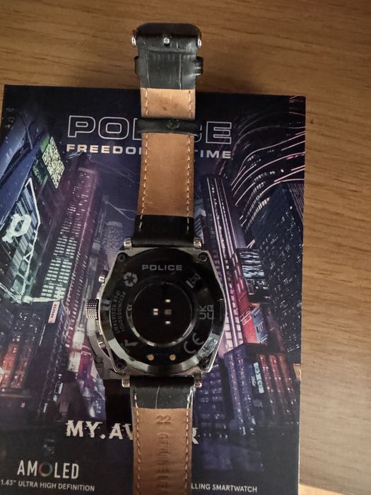 Relógio Smartwatch Police AMOLED 1.43” – Como Novo