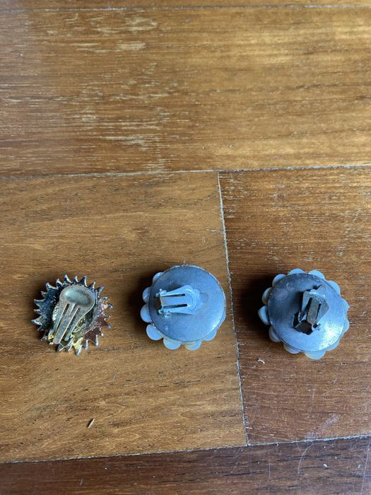 Brincos de mola antigos, vintage