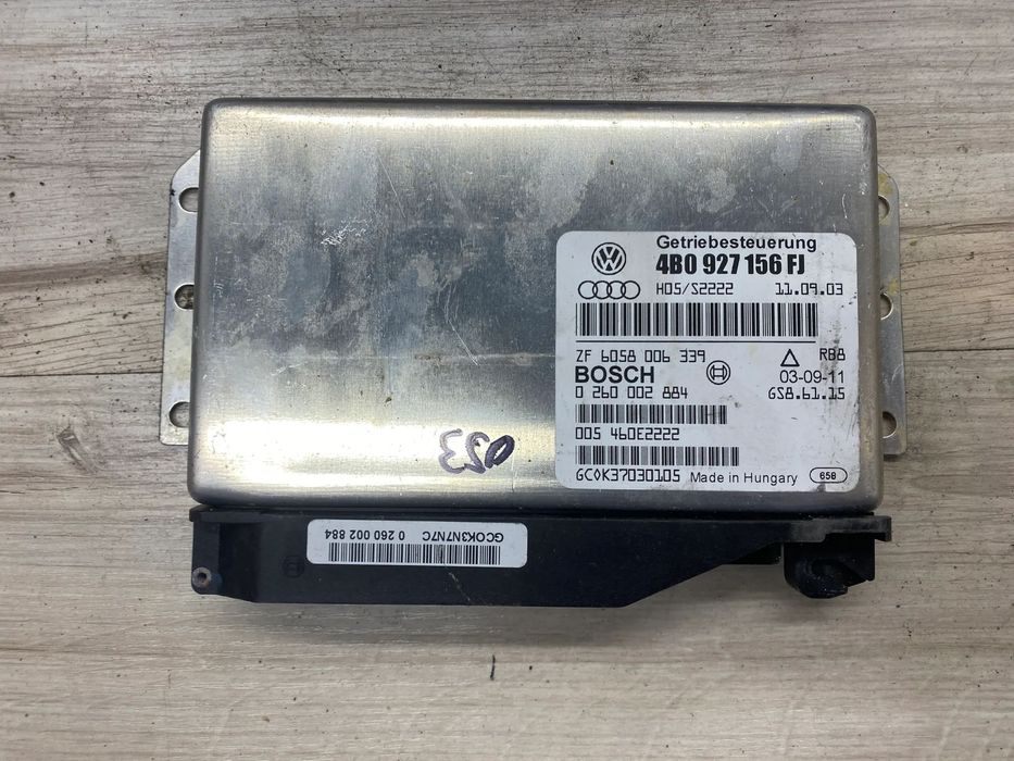 MODUŁ STEROWNIK KOMPUTER SKRZYNI BIEGÓW AUDI A6 C5 PASSAT B5 4B0927156FJ